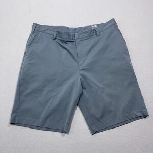 Adidas Shorts Men 36 Puremotion Cool‎ Max Gray Chino Stretch Pockets Inseam 10"